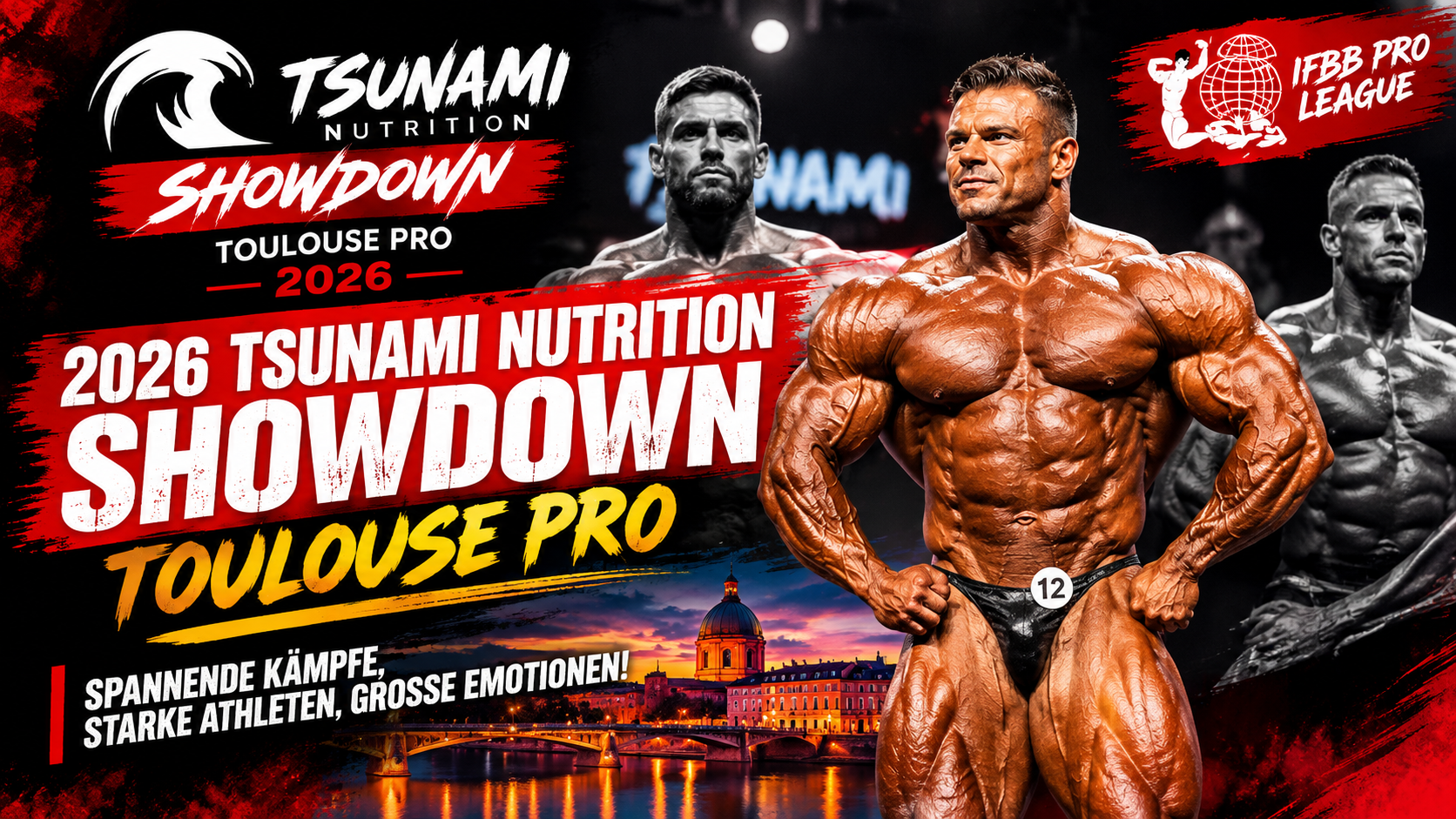 2026 Tsunami Nutrition Showdown Toulouse Pro: Andrea Mammoli triumfuje w Classic Physique